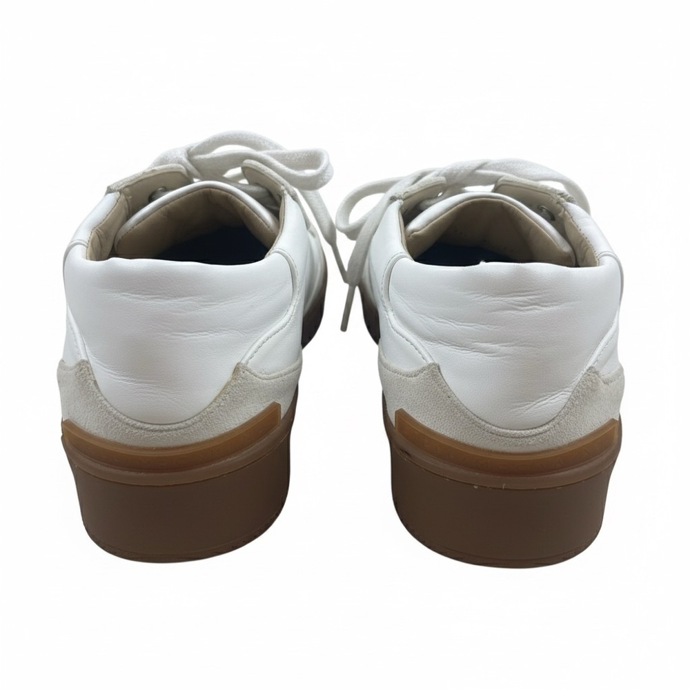 Stella McCartney White & Tan Gum Sole Sneakers Size 39 — Made in Spain - Picture 4 of 7